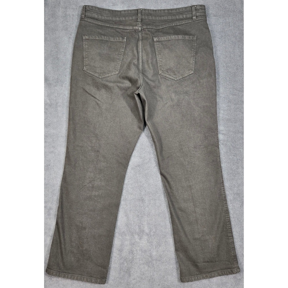 Roebuck & Co Slim Straight Jean Mens 36x30 (38" mes.) Gray Stretch Workwear - Picture 13 of 14